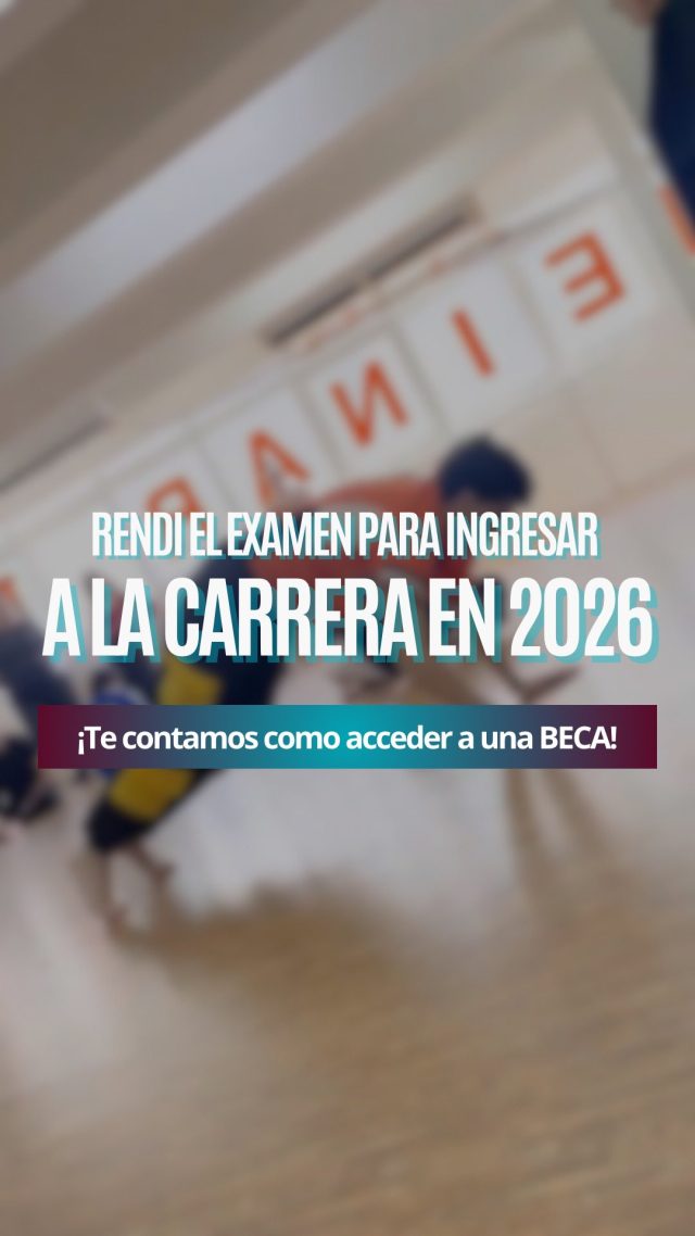 ¿Sabías que cualquier alumno/a o futuro/a alumno/a de la carrera puede aplicar a BECA?

✅ Para el primer año de la carrera se otorgan a través del EXAMEN DE INGRESO.
¿Cómo? Tenés que inscribirte y avisar que querés aplicar a BECA.

🗓️ Nuevas fechas de examen: 📍 25/11 → Turno noche presencial y turno mañana virtual 📍 26/11 → Turno mañana presencial

¡Empezá tu camino profesional en nuestra  formación!
Pedinos info 📱