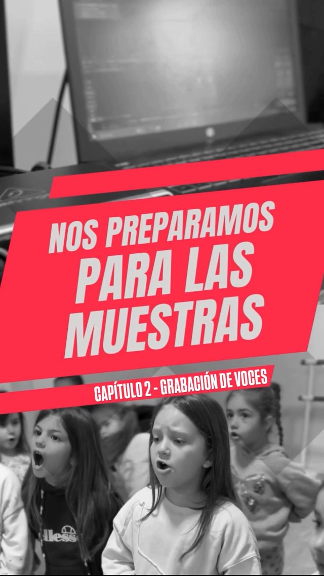 Capítulo 2: Grabación de Voces 🎤

Seguimos espiando todo lo que pasa detrás de las muestras de fin de año 👀✨

Hoy tocó mostrar las grabaciones de voces, esos detalles que hacen que cada presentación tenga su magia 🔥🎶

¿Listos para el próximo capítulo? 😏👇